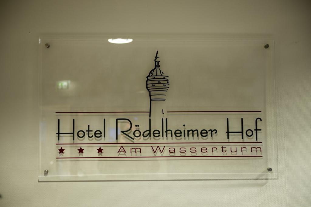 פרנקפורט Hotel Roedelheimer Hof - Am Wasserturm מראה חיצוני תמונה